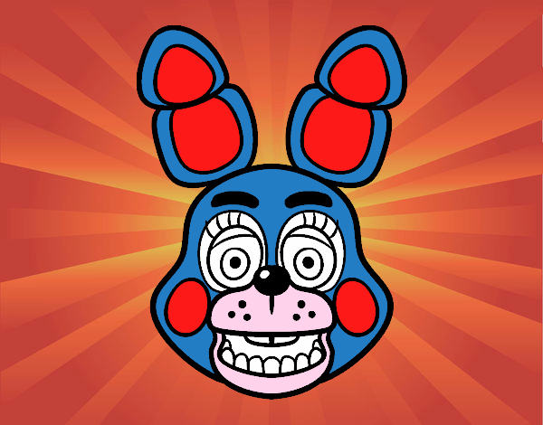 Cara de Toy Bonnie de Five Nights at Freddy's