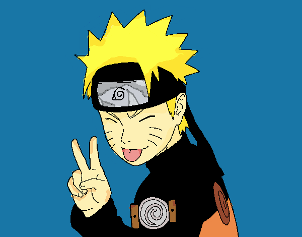 Naruto sacando lengua