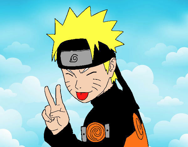 Naruto sacando lengua