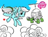 Rainbow Dash y la tortuga tanque