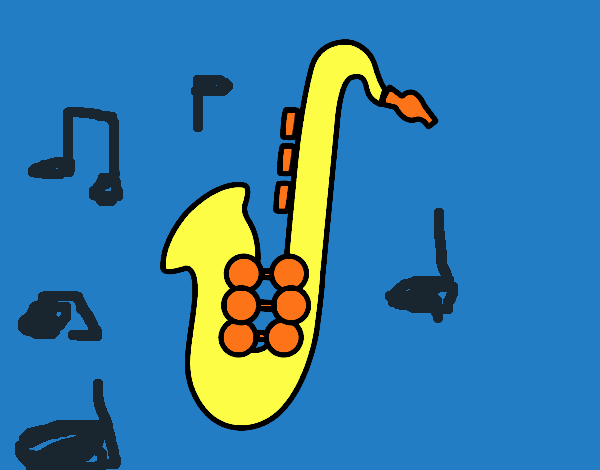 el saxofon alto