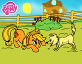 Applejack y Winona