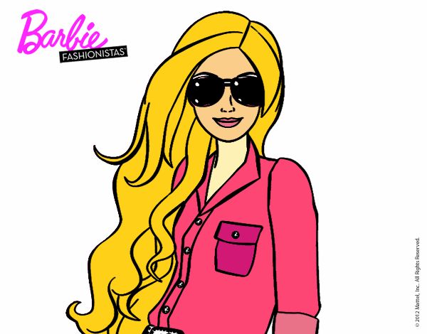 Barbie con gafas de sol