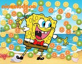 Bob Esponja saludando