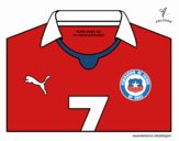 Camiseta del mundial de fútbol 2014 de Chile