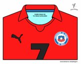 Camiseta del mundial de fútbol 2014 de Chile