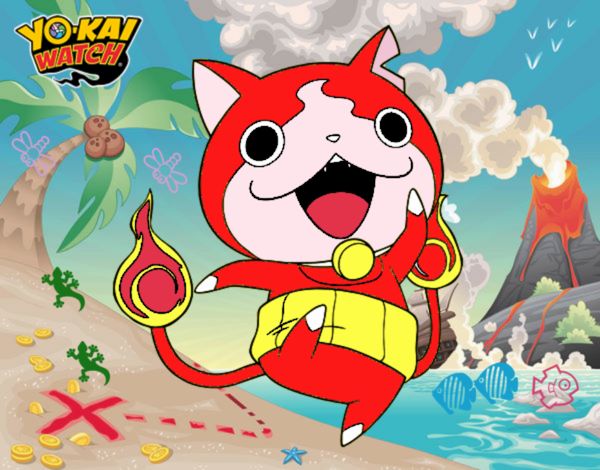 Jibanyan saltando