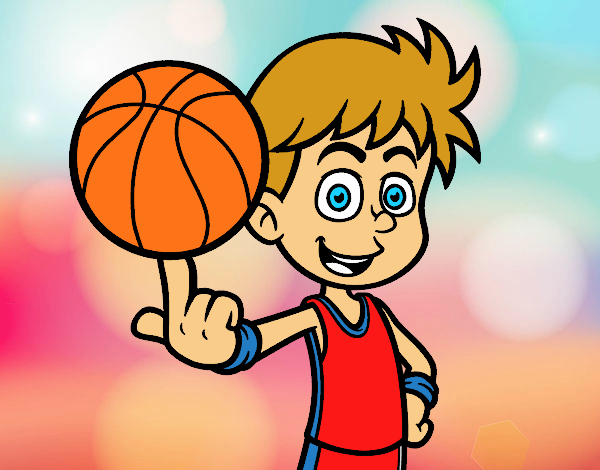 Jugador de baloncesto junior