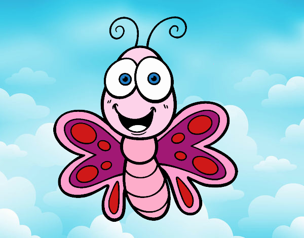 Mariposa sonriente