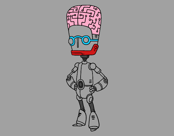  Dibujo de Robot con inteligencia artificial pintado por en Dibujos.net el día