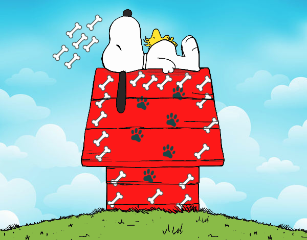 Snoopy durmiendo