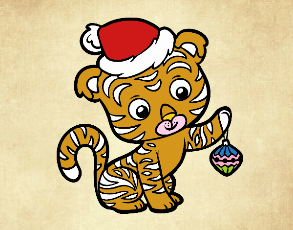 Tigre navideño