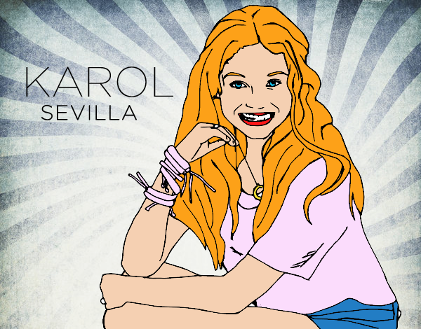 Dibujo de Karol Sevilla de Soy Luna pintado por en Dibujos.net el día  21-12-21 a las 16:15:56. Imprime, pinta o colorea tus propios dibujos!