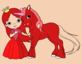 Princesa y unicornio