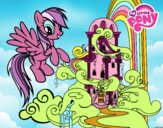 Rainbow Dash en su palacio