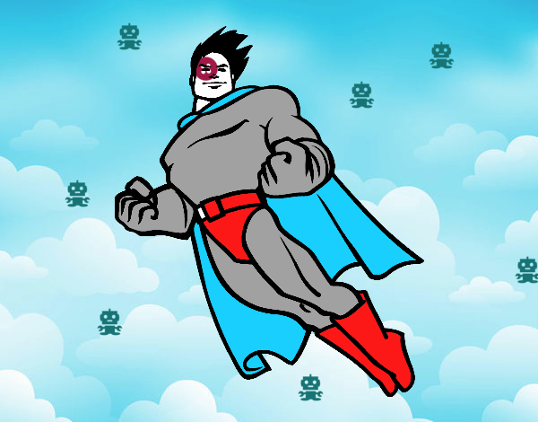 Superman volando