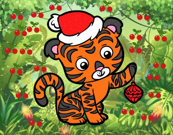 Tigre navideño