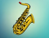 Un saxofón