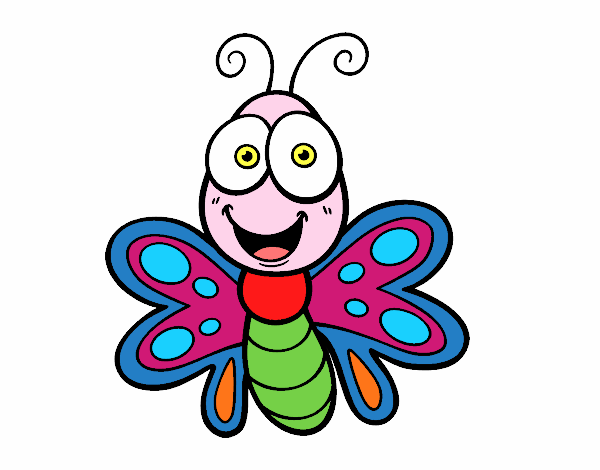 Mariposa sonriente