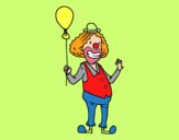 Payaso y globo