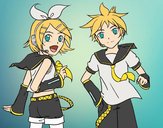 Rin y Len Kagamine Vocaloid