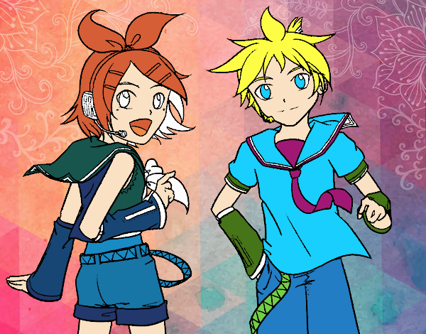 Rin y Len Kagamine Vocaloid