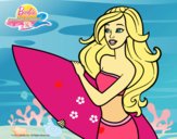 Barbie va a surfear