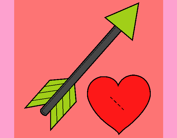 Flecha y corazón