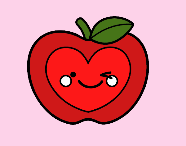 manzana corazon