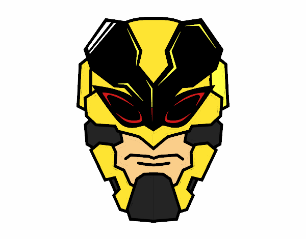 Máscara de hombre abeja