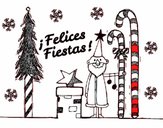 Postal Felices Fiestas