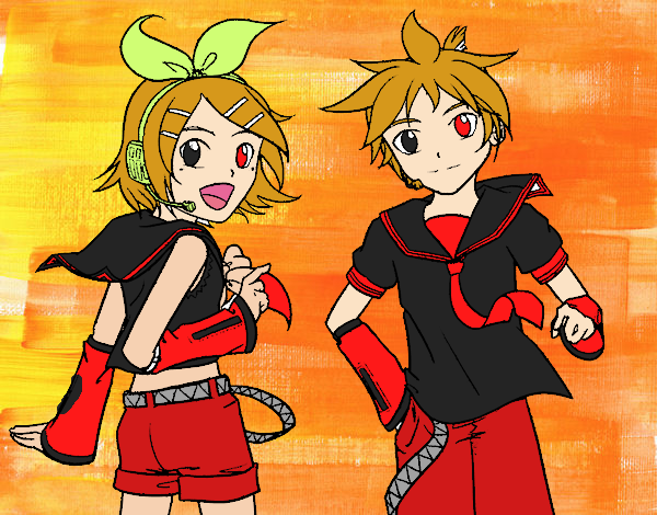 rin y len los dos iguales