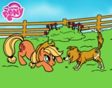 Applejack y Winona