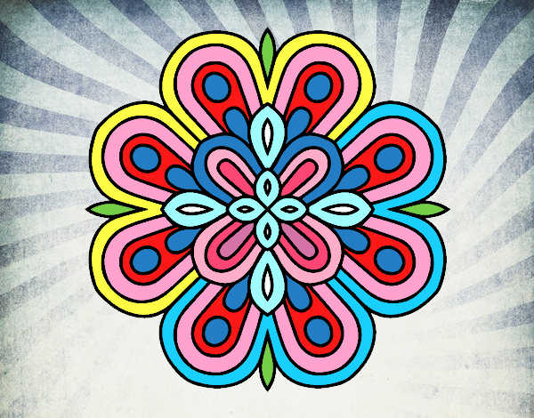Dibujo de Mandala arte visual pintado por en  el día 07-01-22 a  las 20:47:47. Imprime, pinta o colorea tus propios dibujos!