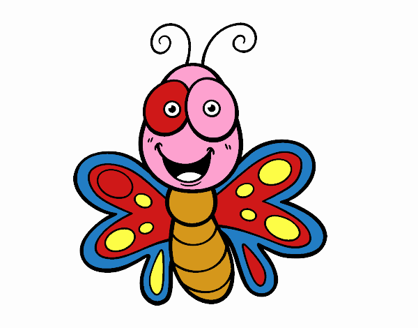 Mariposa sonriente