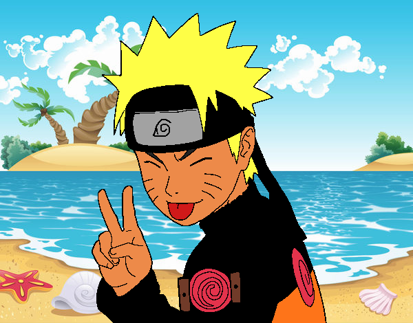 Naruto sacando lengua