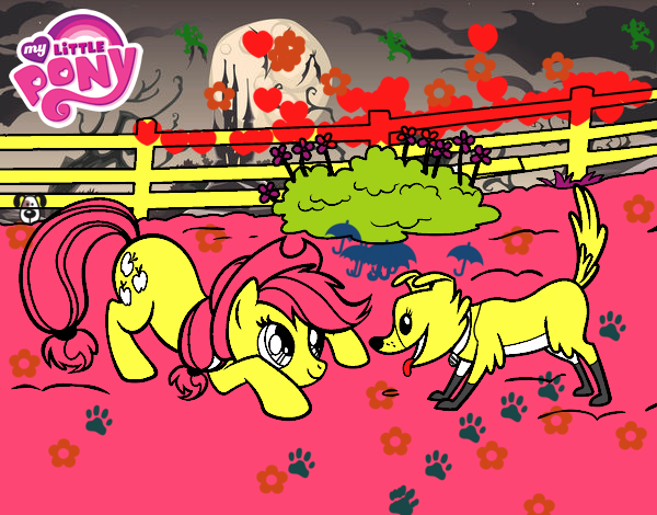 Applejack y Winona