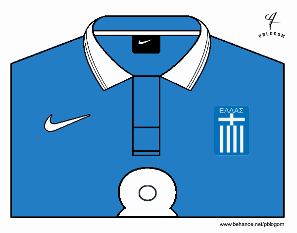 Camiseta del mundial de fútbol 2014 de Grecia