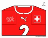 Camiseta del mundial de fútbol 2014 de Suiza