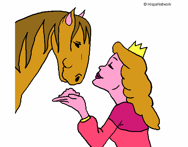 Princesa y caballo