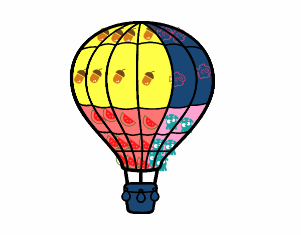 Un globo aerostático