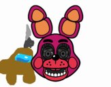 Cara de Toy Bonnie de Five Nights at Freddy's