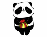 Panda con regalo