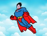 Superman volando
