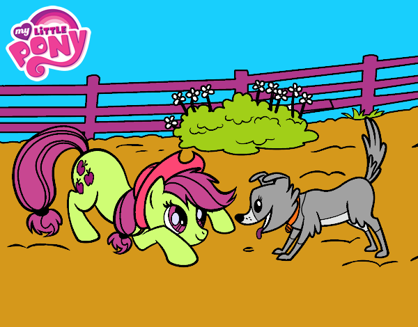 Applejack y Winona