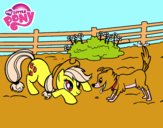 Applejack y Winona