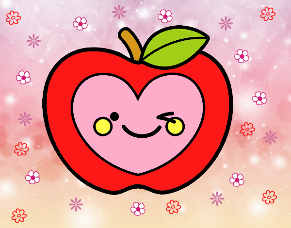 Manzana corazón