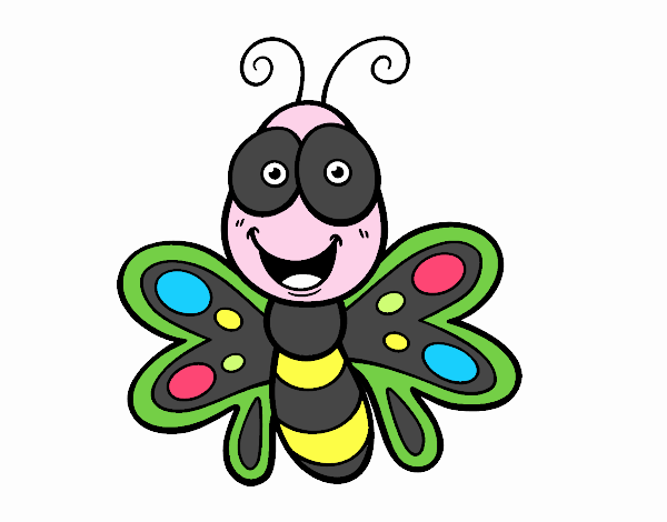 Mariposa sonriente