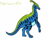 Parasaurolofus con rayas