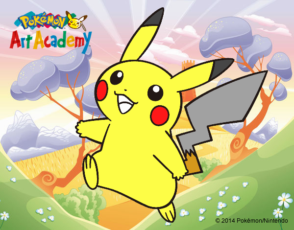 Pikachu en Pokémon Art Academy